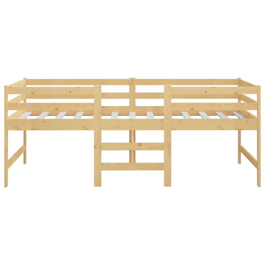 Bed Frame without Mattress 90x200 cm Solid Wood Pine