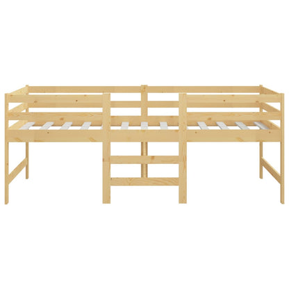 Bed Frame without Mattress 90x200 cm Solid Wood Pine