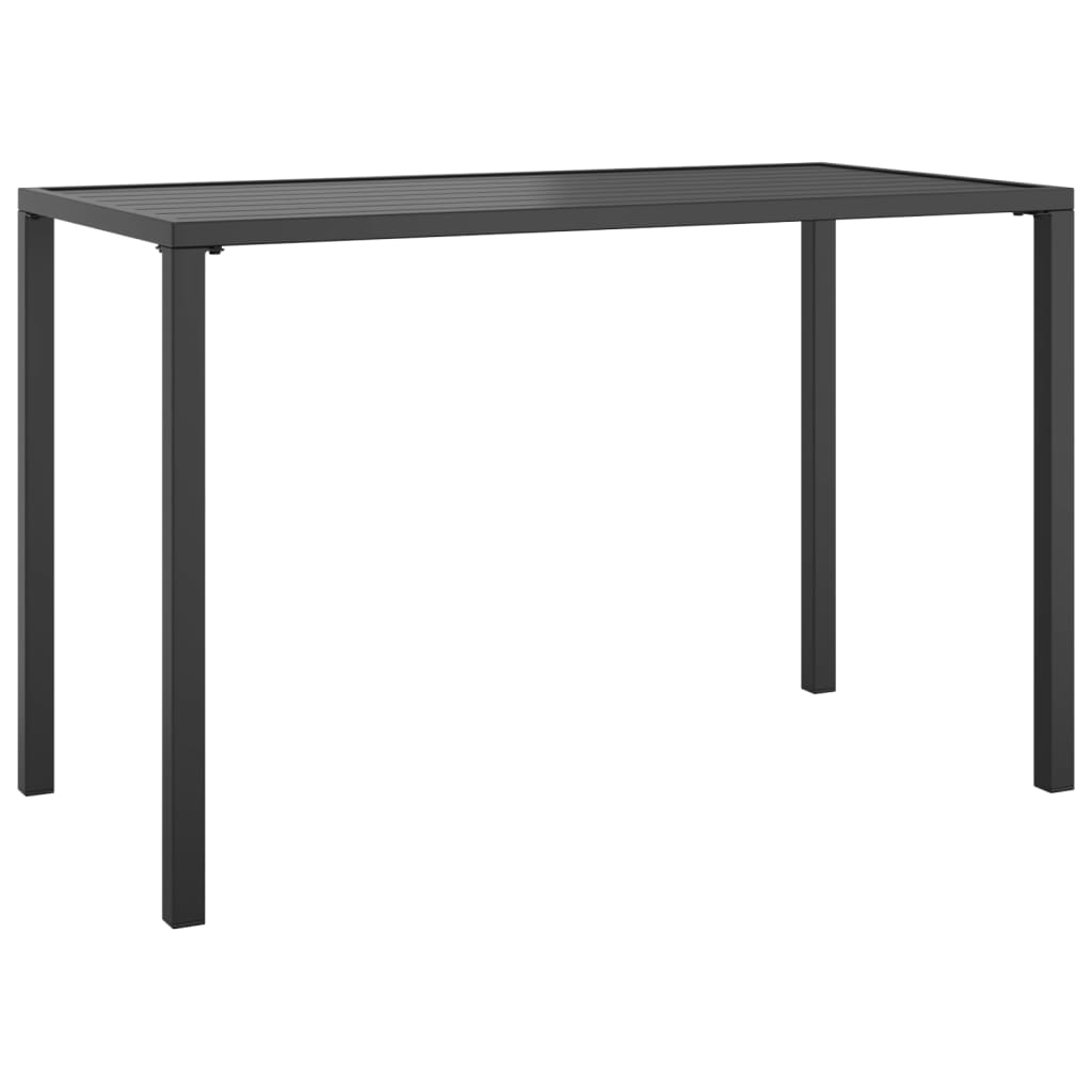 Garden Dining Table Anthracite 110x54x70 cm Steel