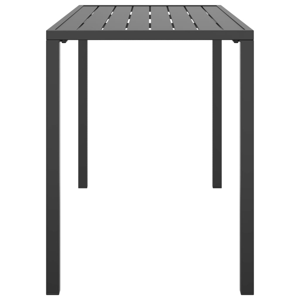 Garden Dining Table Anthracite 110x54x70 cm Steel