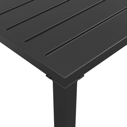 Garden Dining Table Anthracite 110x54x70 cm Steel