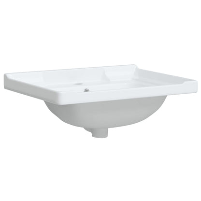 Bathroom Sink White 61x48x23 cm Rectangular Ceramic