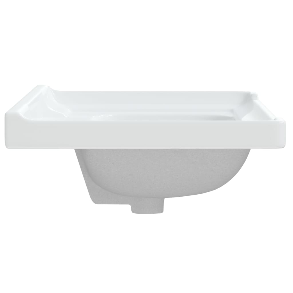 Bathroom Sink White 61x48x23 cm Rectangular Ceramic