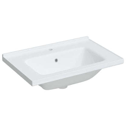 Bathroom Sink White 71x48x19.5 cm Rectangular Ceramic