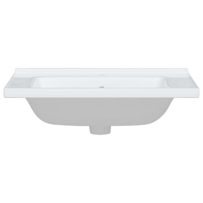 Bathroom Sink White 71x48x19.5 cm Rectangular Ceramic