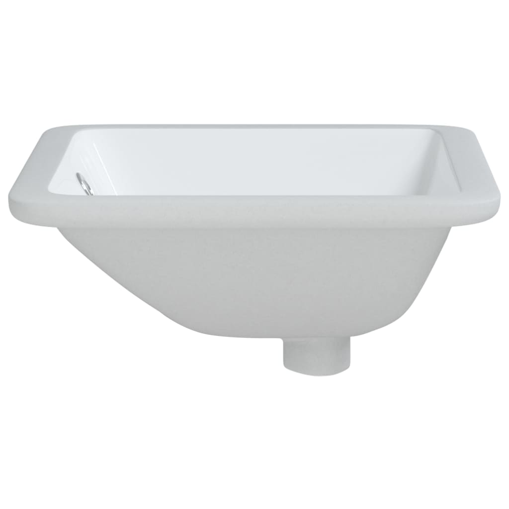 Bathroom Sink White 36.5x32x15.5 cm Rectangular Ceramic