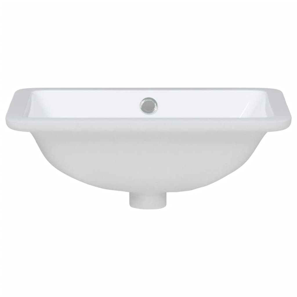 Bathroom Sink White 41.5x26x18.5 cm Rectangular Ceramic