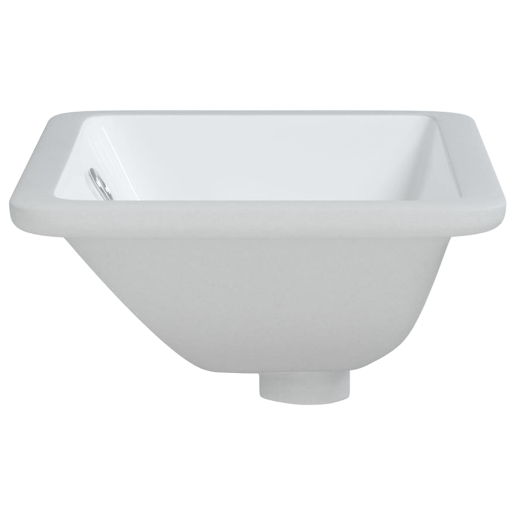 Bathroom Sink White 41.5x26x18.5 cm Rectangular Ceramic