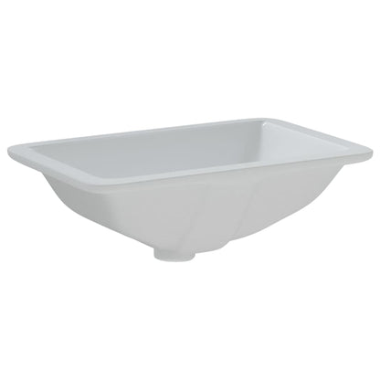 Bathroom Sink White 41.5x26x18.5 cm Rectangular Ceramic