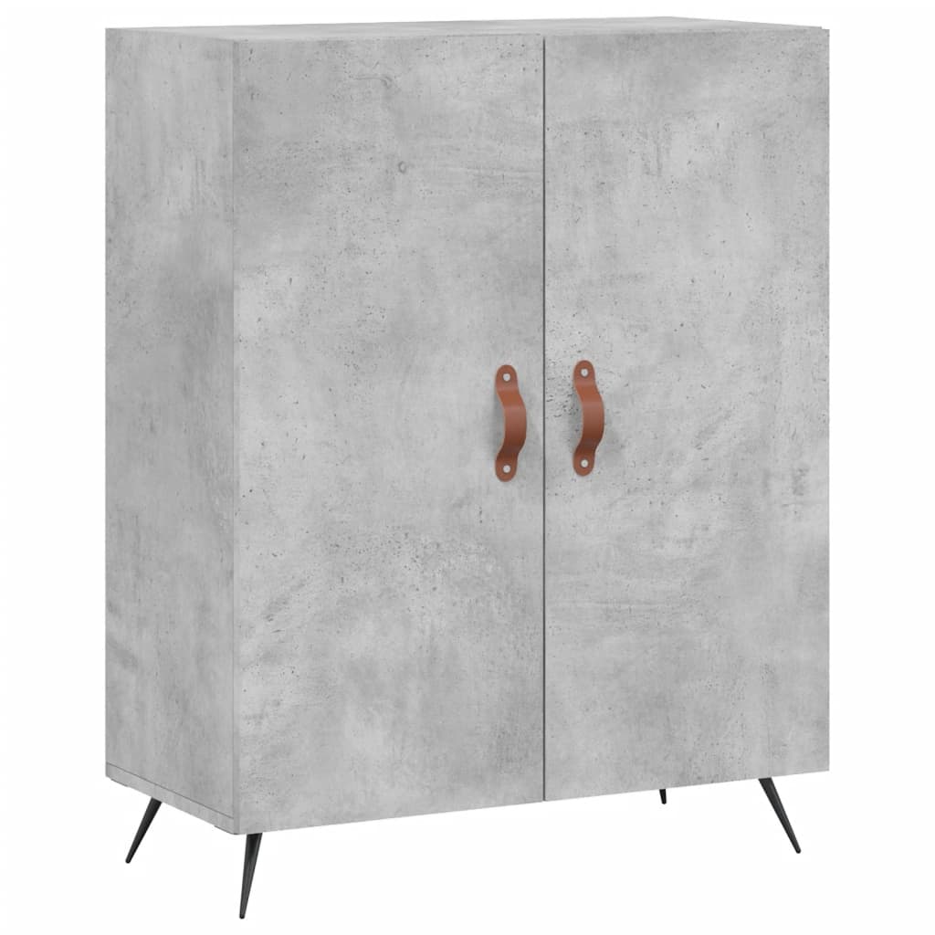 Sideboard Concrete Grey 69.5x34x90 cm Engineered Wood