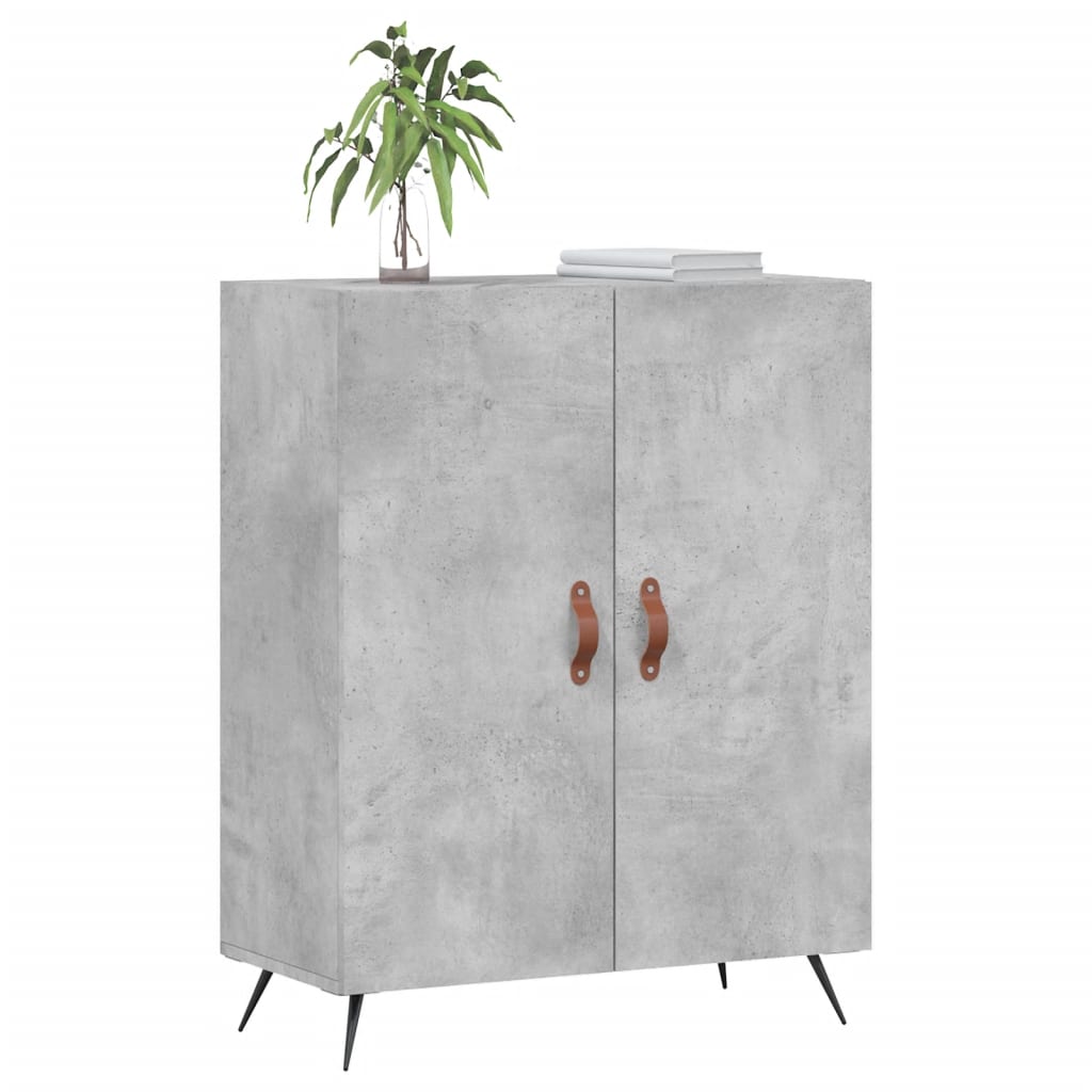 Sideboard Concrete Grey 69.5x34x90 cm Engineered Wood