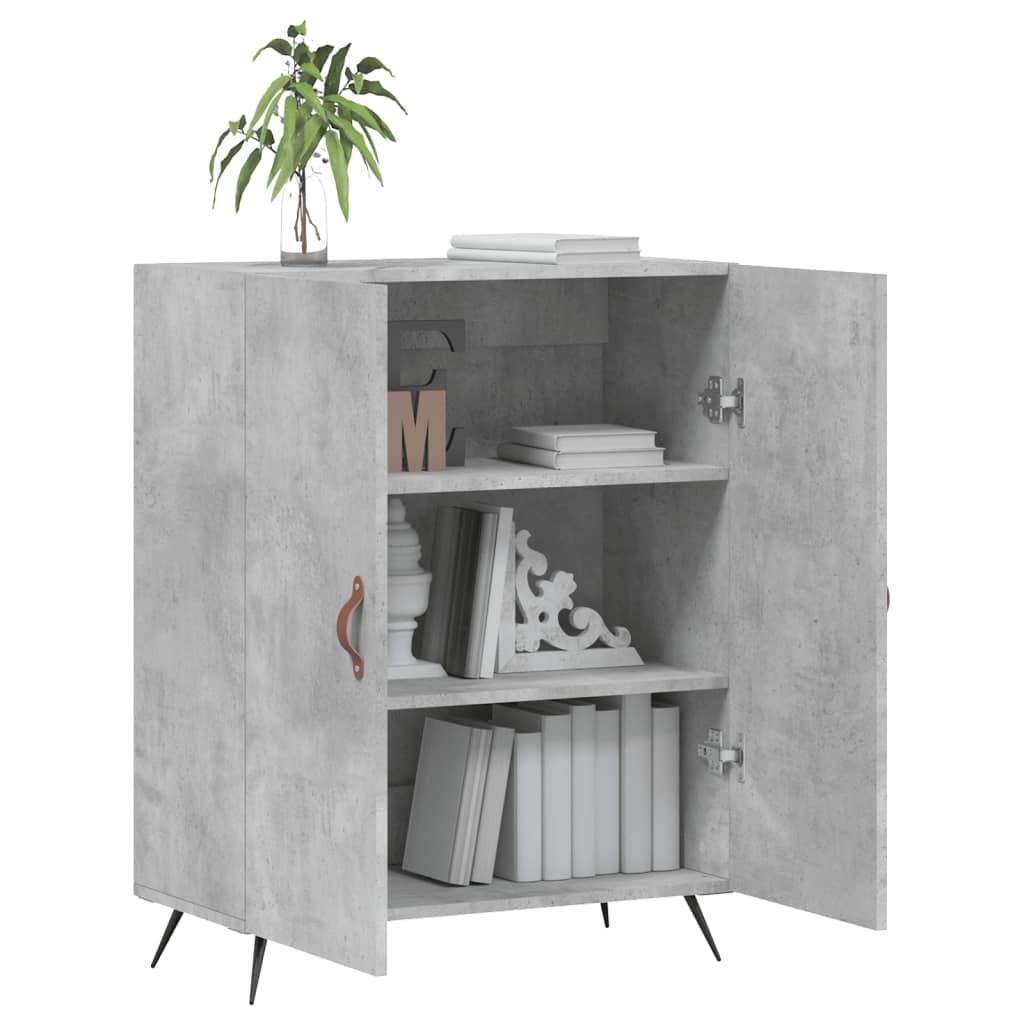 Sideboard Concrete Grey 69.5x34x90 cm Engineered Wood