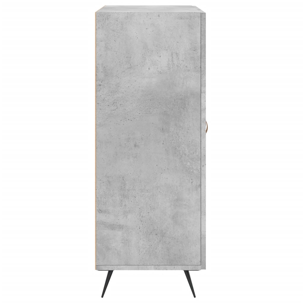 Sideboard Concrete Grey 69.5x34x90 cm Engineered Wood