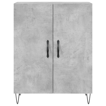 Sideboard Concrete Grey 69.5x34x90 cm Engineered Wood