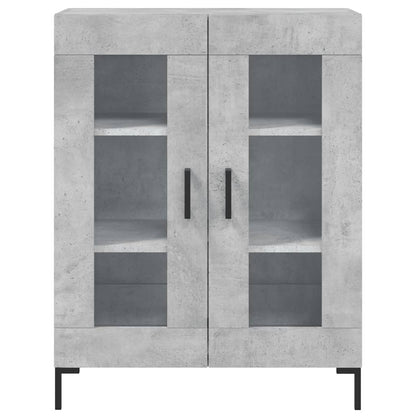 Sideboard Concrete Grey 69.5x34x90 cm Engineered Wood