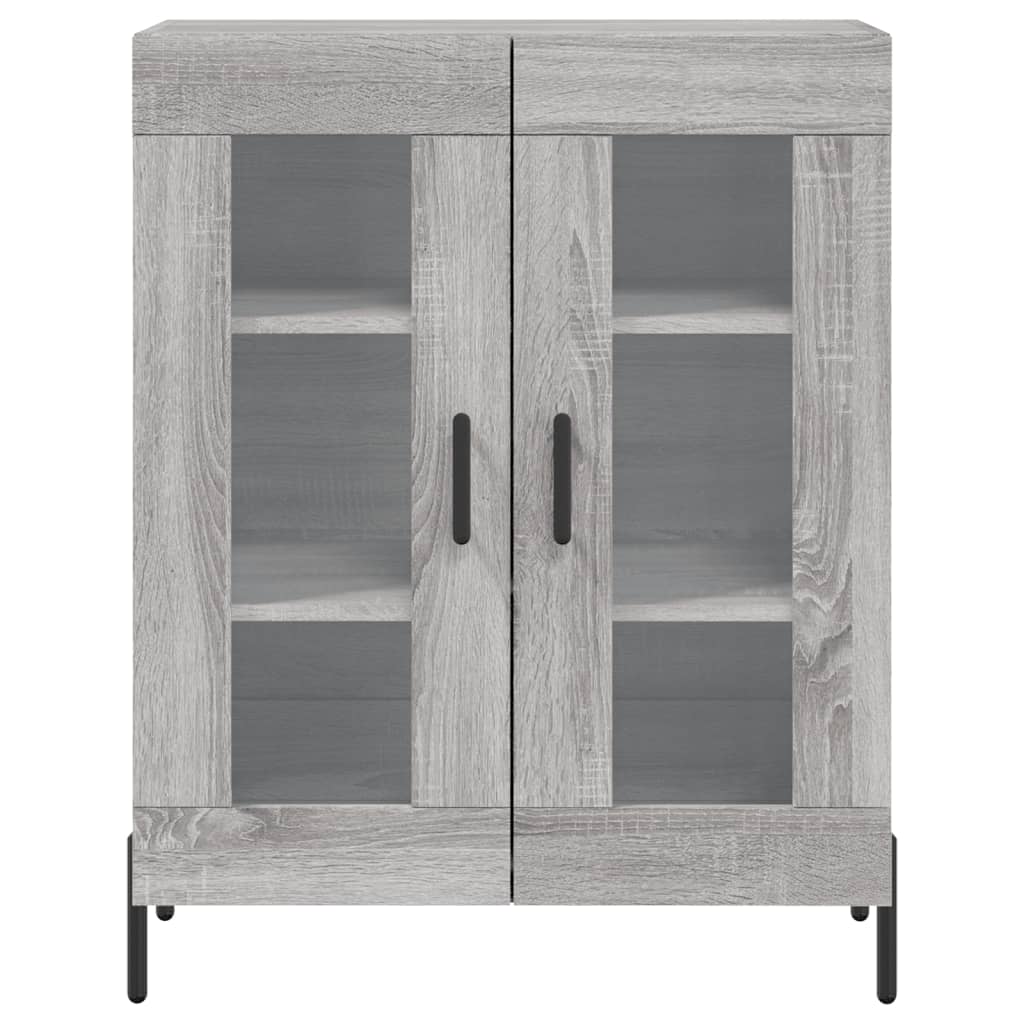 Sideboard Grey Sonoma 69.5x34x90 cm Engineered Wood