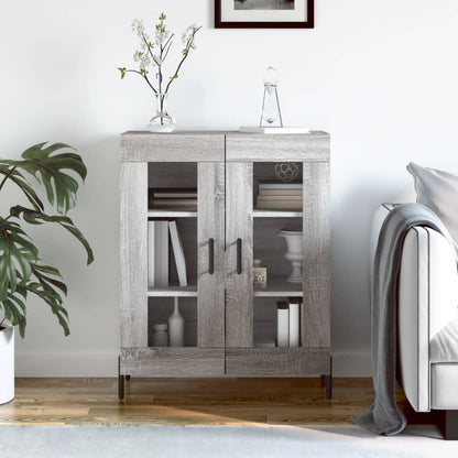 Sideboard Grey Sonoma 69.5x34x90 cm Engineered Wood