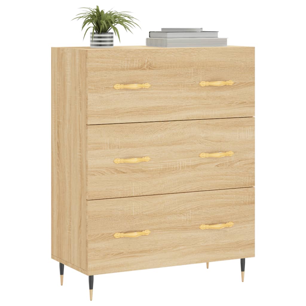 Sideboard Sonoma Oak 69.5x34x90 cm Engineered Wood