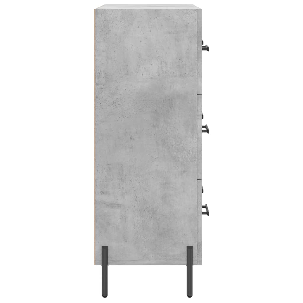 Sideboard Concrete Grey 69.5x34x90 cm Engineered Wood