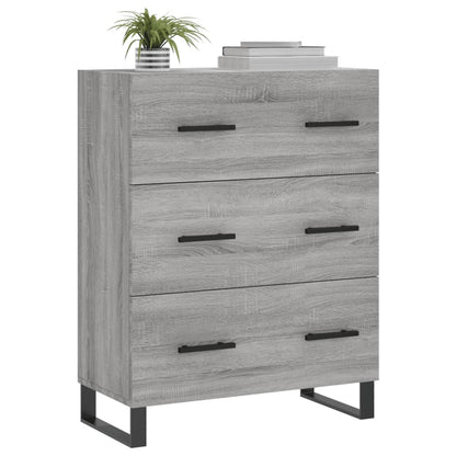 Sideboard Grey Sonoma 69.5x34x90 cm Engineered Wood