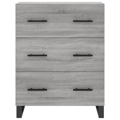 Sideboard Grey Sonoma 69.5x34x90 cm Engineered Wood