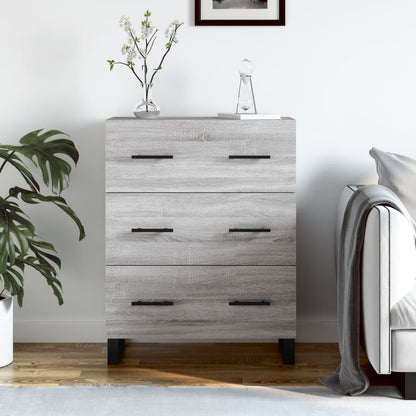 Sideboard Grey Sonoma 69.5x34x90 cm Engineered Wood