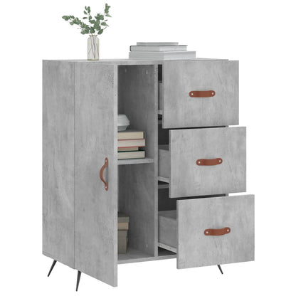 Sideboard Concrete Grey 69.5x34x90 cm Engineered Wood