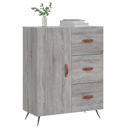 Sideboard Grey Sonoma 69.5x34x90 cm Engineered Wood
