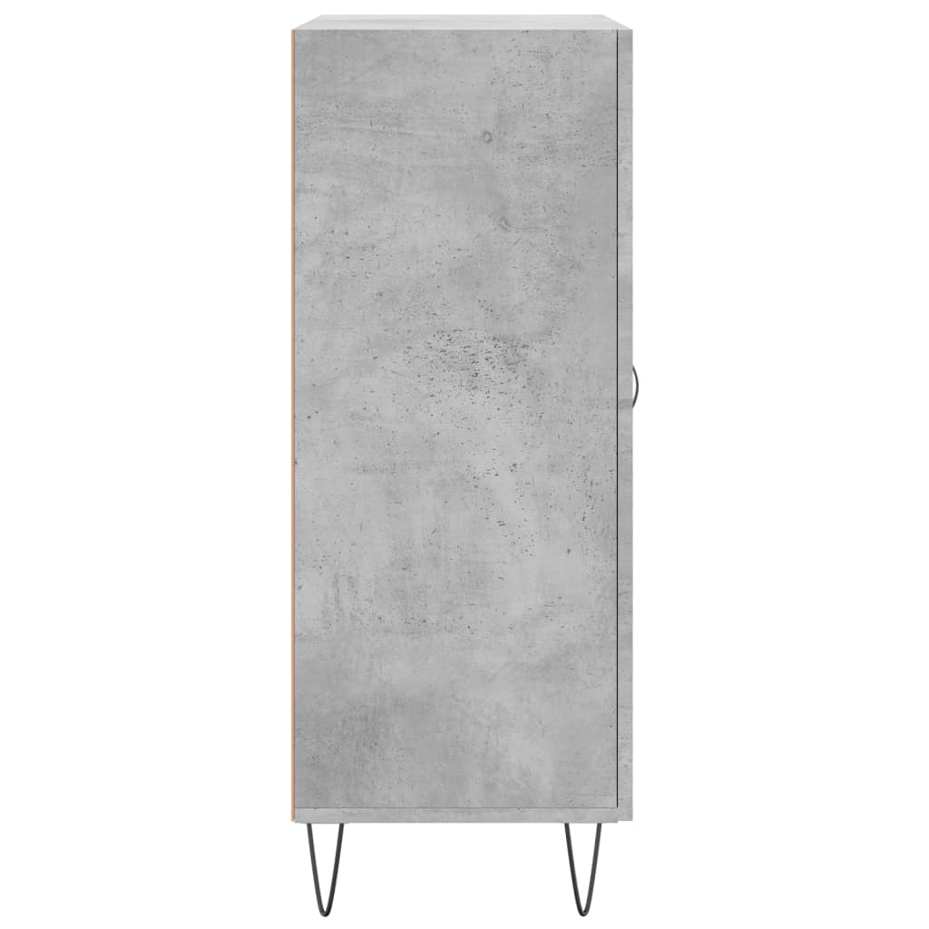 Sideboard Concrete Grey 69.5x34x90 cm Engineered Wood