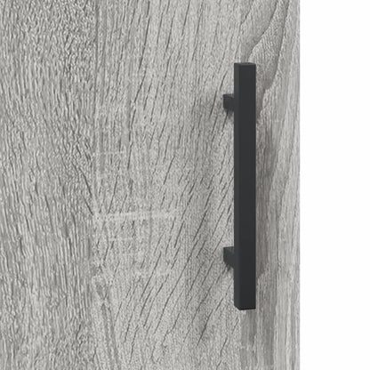 Sideboard Grey Sonoma 69.5x34x90 cm Engineered Wood