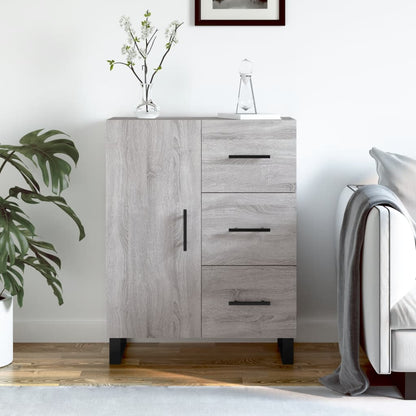 Sideboard Grey Sonoma 69.5x34x90 cm Engineered Wood