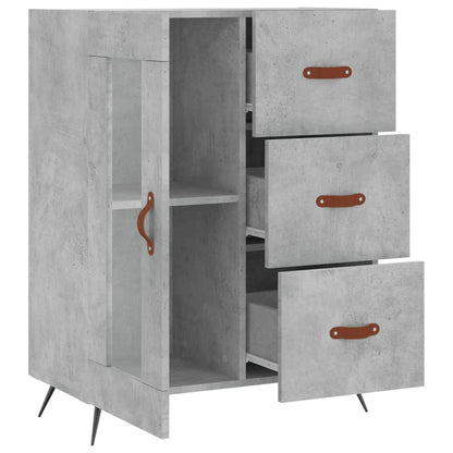 Sideboard Concrete Grey 69.5x34x90 cm Engineered Wood