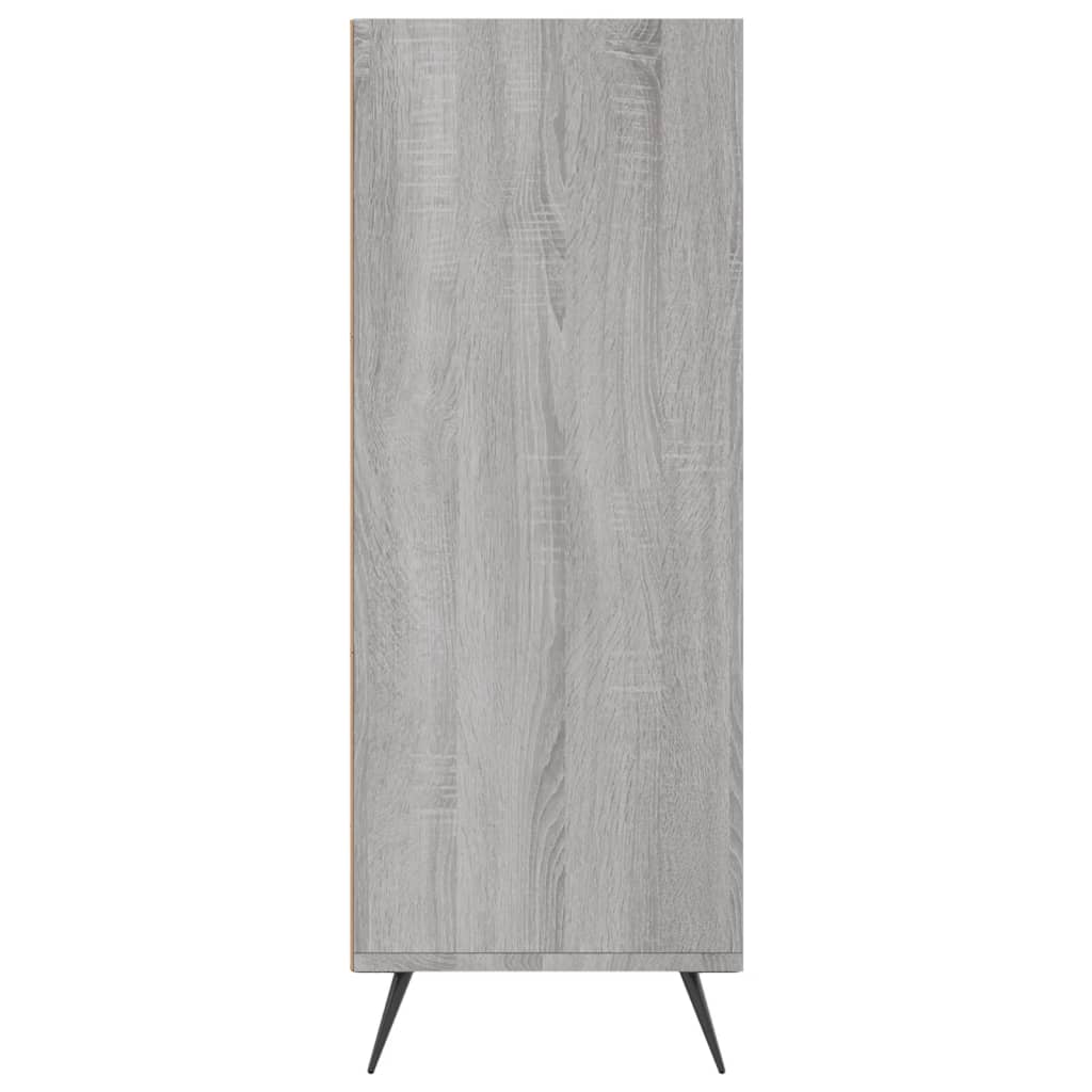 Bookcase Grey Sonoma 69.5x32.5x90 cm Engineered Wood