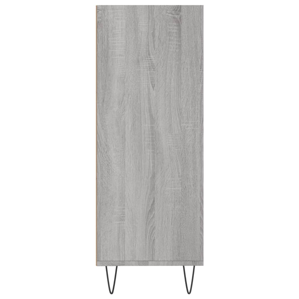 Bookcase Grey Sonoma 69.5x32.5x90 cm Engineered Wood