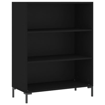 Bookcase Black 69.5x32.5x90 cm Engineered Wood