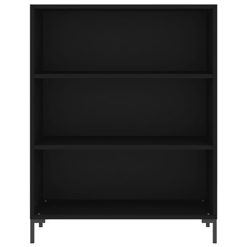 Bookcase Black 69.5x32.5x90 cm Engineered Wood