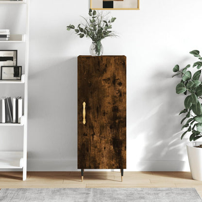 Sideboard Smoked Oak 34.5x34x90 cm Engineered Wood