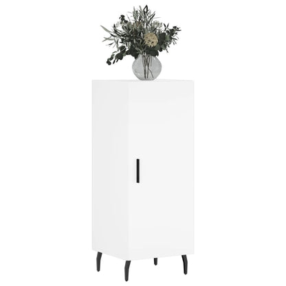 Sideboard White 34.5x34x90 cm Engineered Wood