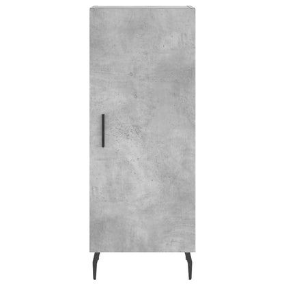 Sideboard Concrete Grey 34.5x34x90 cm Engineered Wood