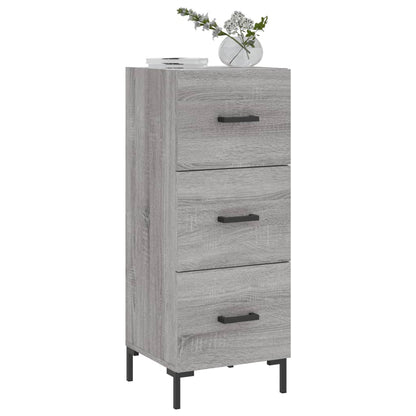 Sideboard Grey Sonoma 34.5x34x90 cm Engineered Wood