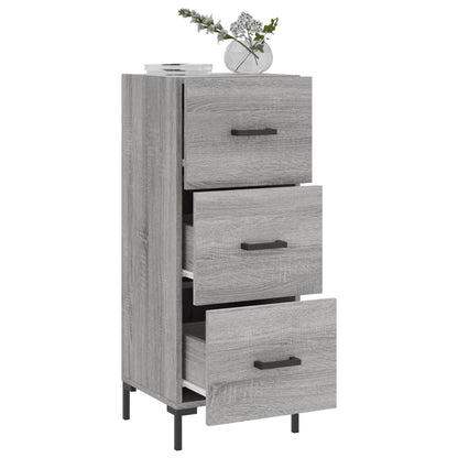 Sideboard Grey Sonoma 34.5x34x90 cm Engineered Wood