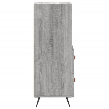 Sideboard Grey Sonoma 34.5x34x90 cm Engineered Wood