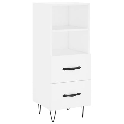 Sideboard White 34.5x34x90 cm Engineered Wood