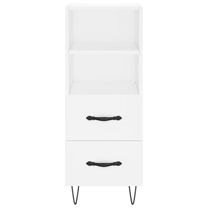 Sideboard White 34.5x34x90 cm Engineered Wood