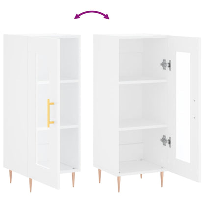 Sideboard White 34.5x34x90 cm Engineered Wood