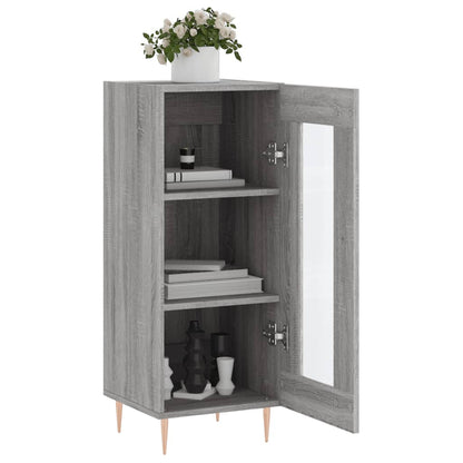 Sideboard Grey Sonoma 34.5x34x90 cm Engineered Wood