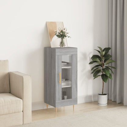 Sideboard Grey Sonoma 34.5x34x90 cm Engineered Wood