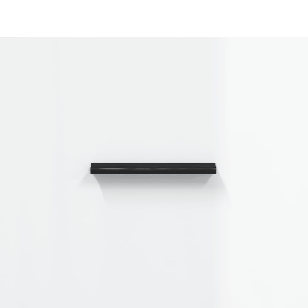 Sideboard High Gloss White 69.5x34x90 cm Engineered Wood