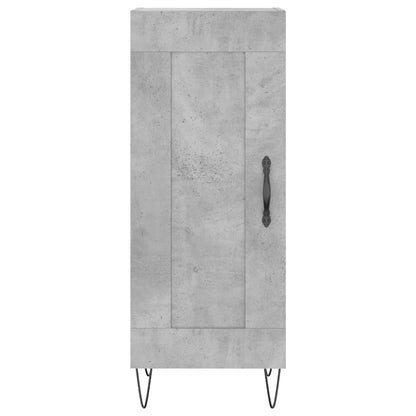 Sideboard Concrete Grey 34.5x34x90 cm Engineered Wood