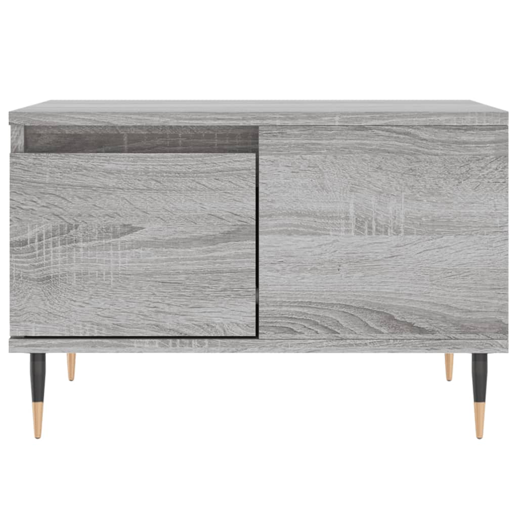 Coffee Table Grey Sonoma 55x55x36.5 cm Engineered Wood
